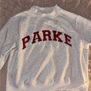 Parke mockneck grey + ruby